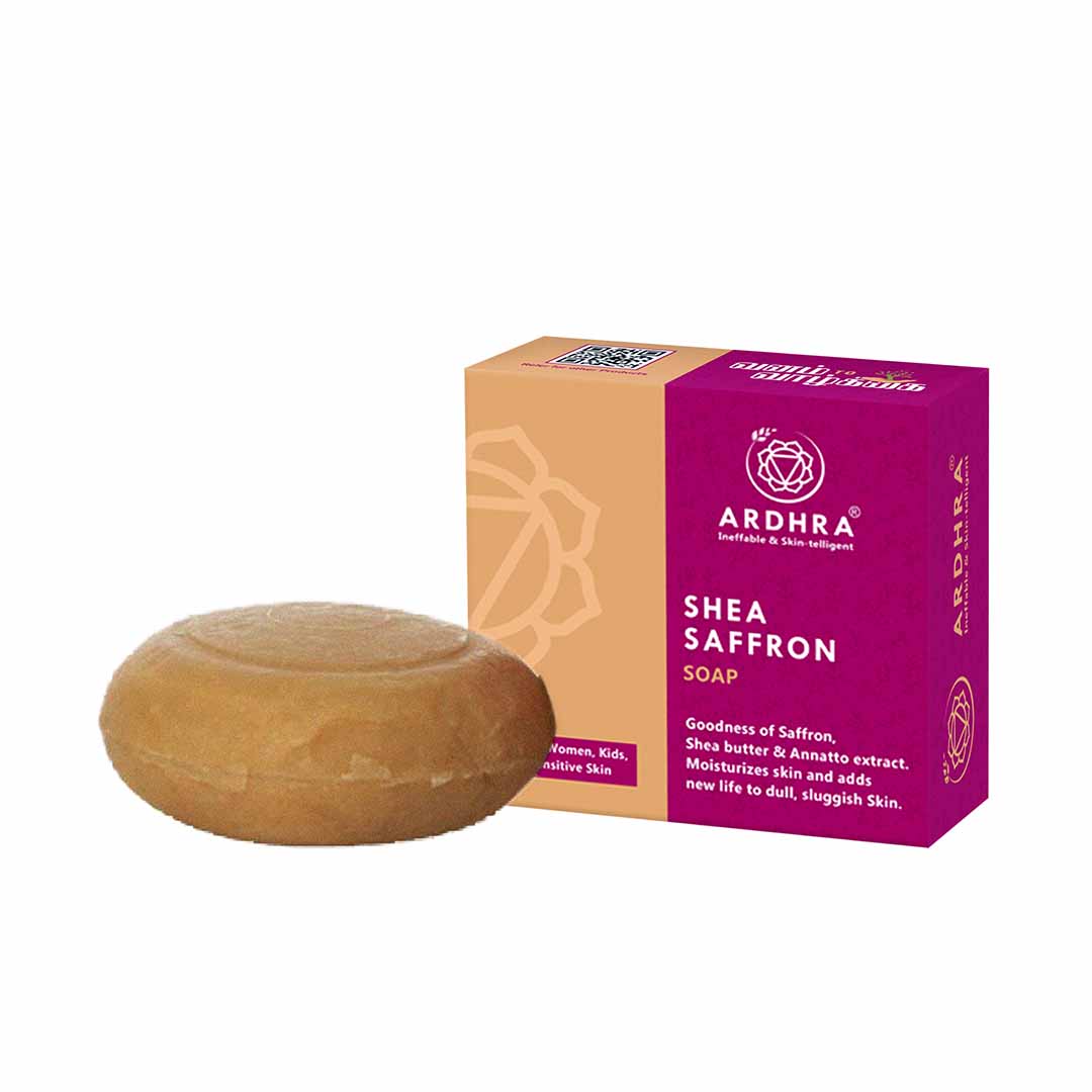 Shea saffron soap