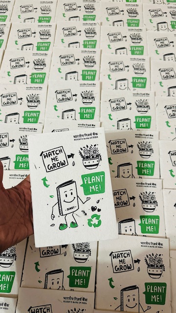 Plantable Notebooks for Corporate Conference