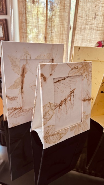 Leaf imprints Photo Frames