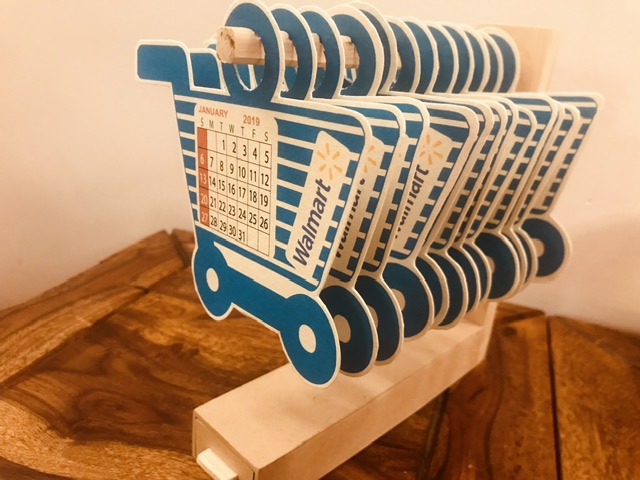 Unique Calendar designed for WALMART India