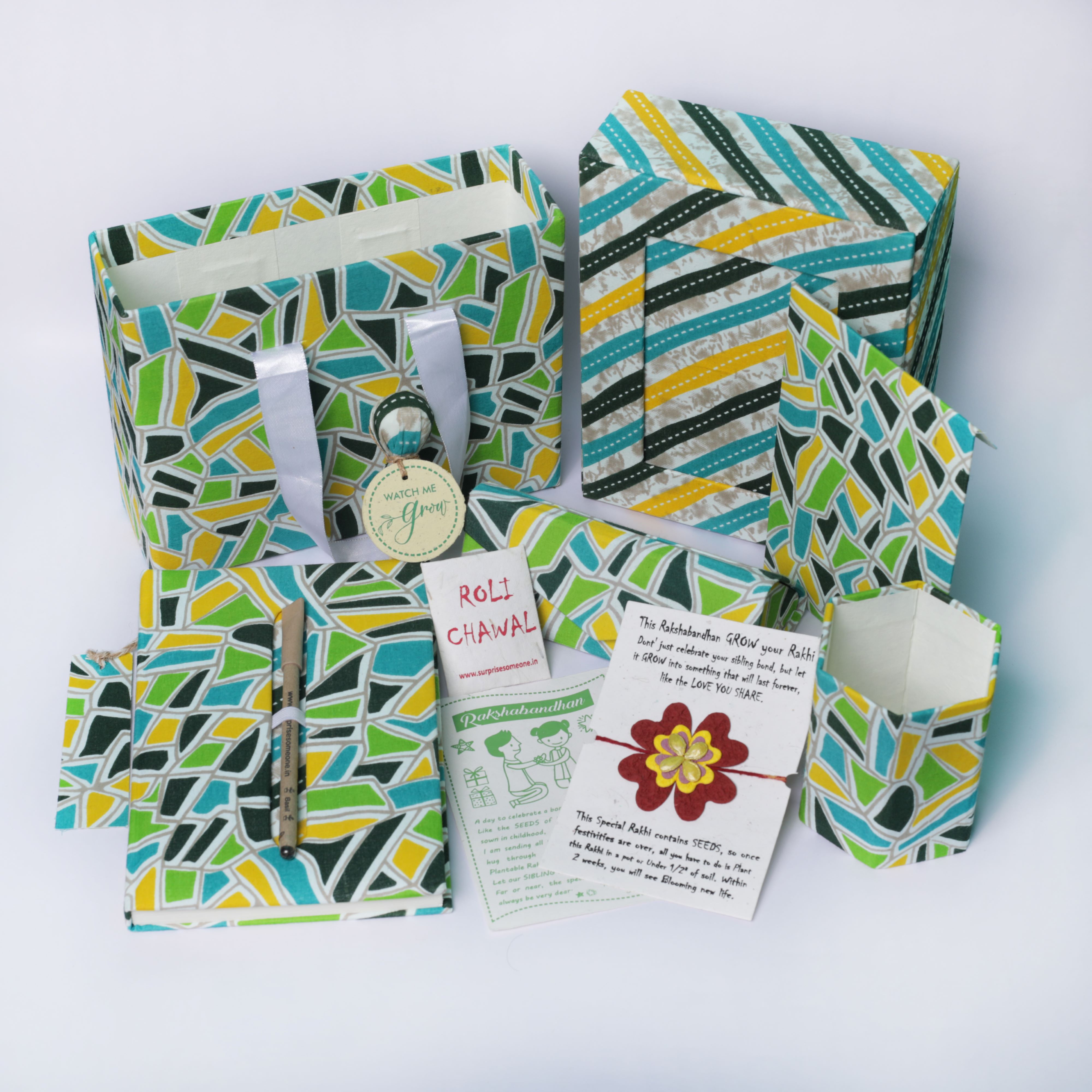 Rakhi Combo Green Hamper