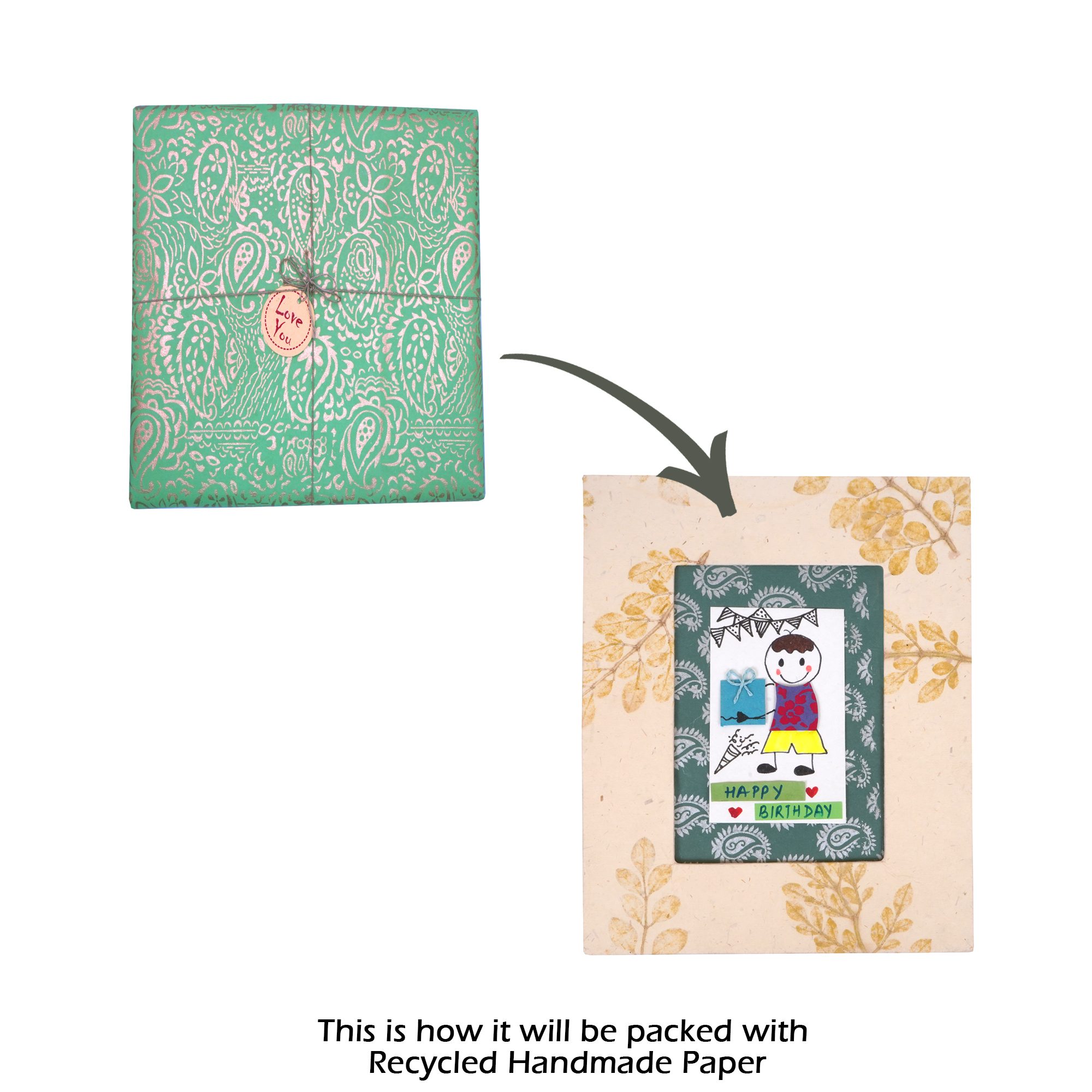  Birthday Photo frame (hand crafted creative design)