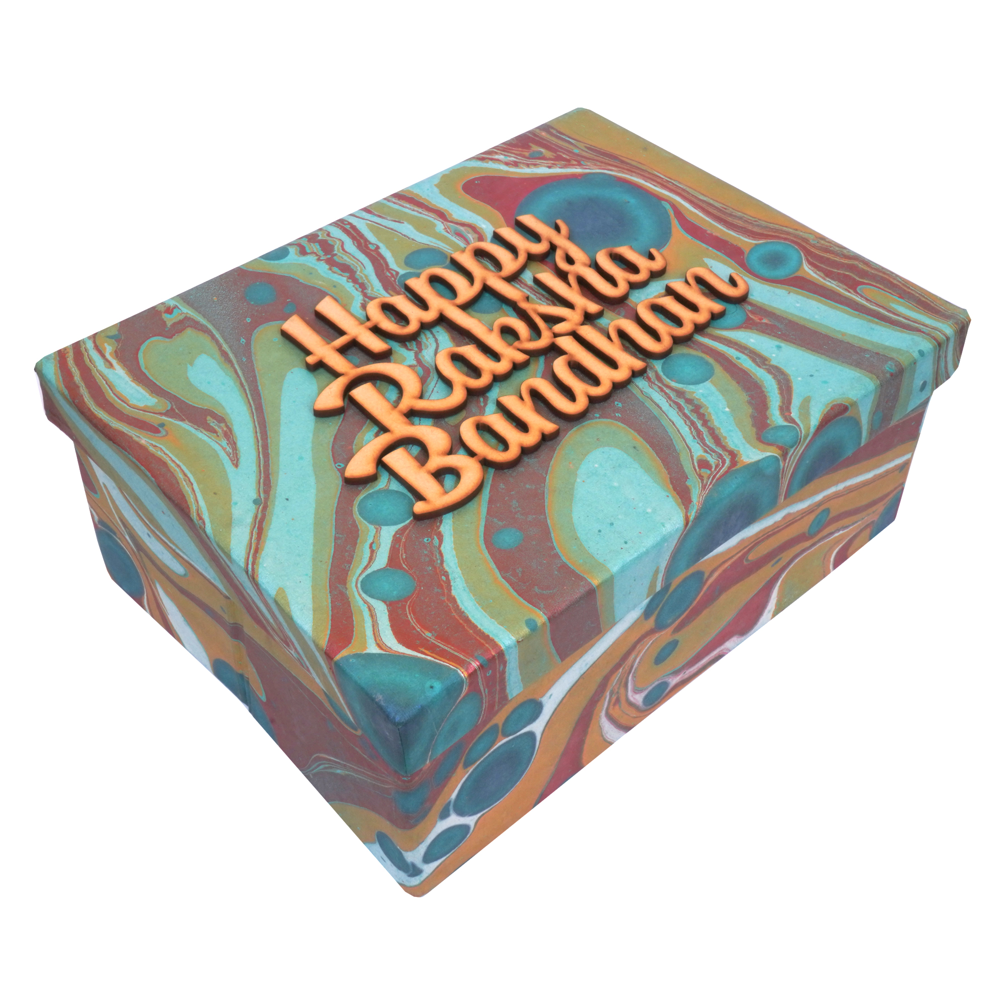 Collapsable Box with Lid (Assorted Wooden Cut outs)