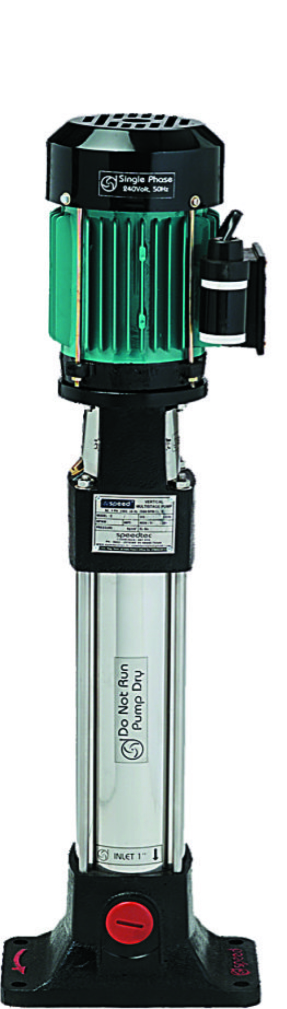 Speed 1.5Hp Vertical Multistage High Pressure Pump S 1/15