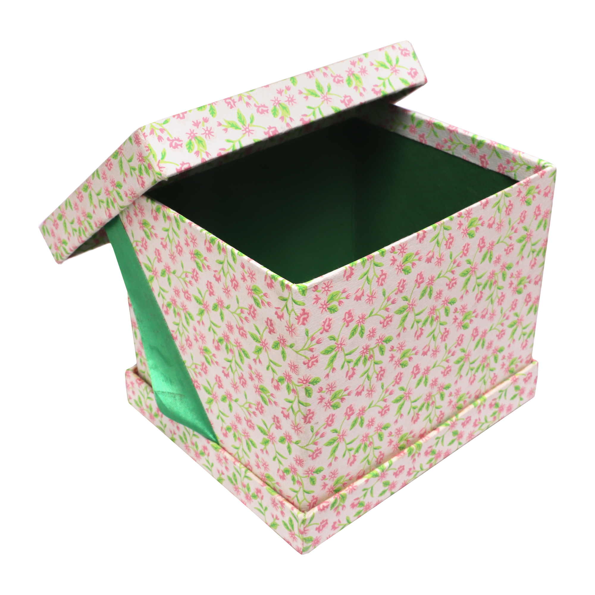 Folding Ribbon Box with Lid