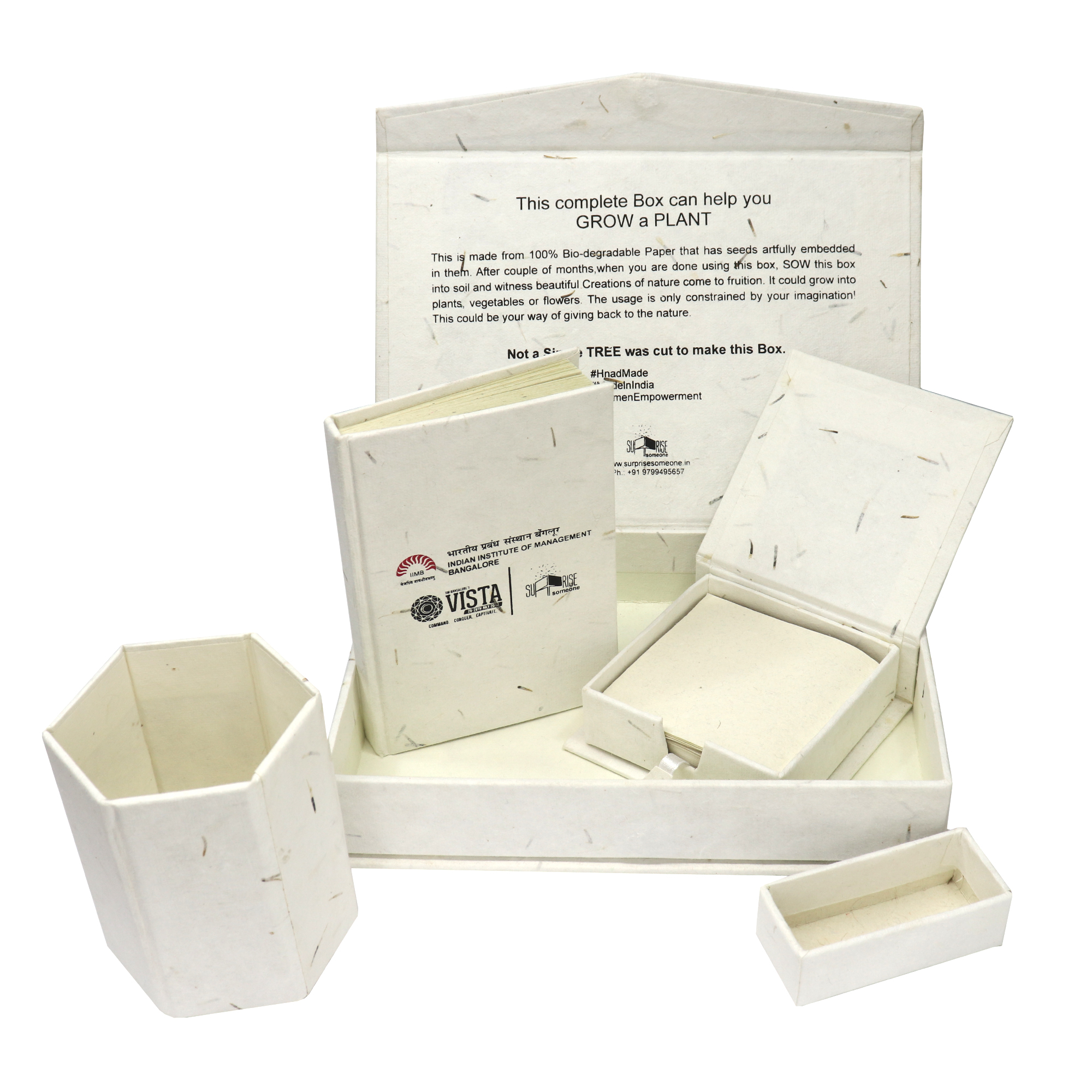  Plantable Desk Organiser (Made for IIM-Bangalore)
