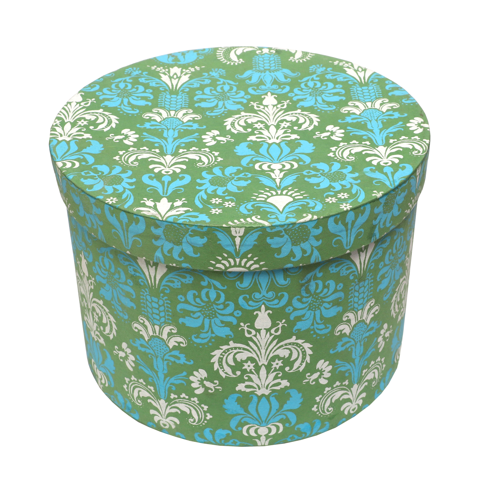 Layered round boxes-Set of 5