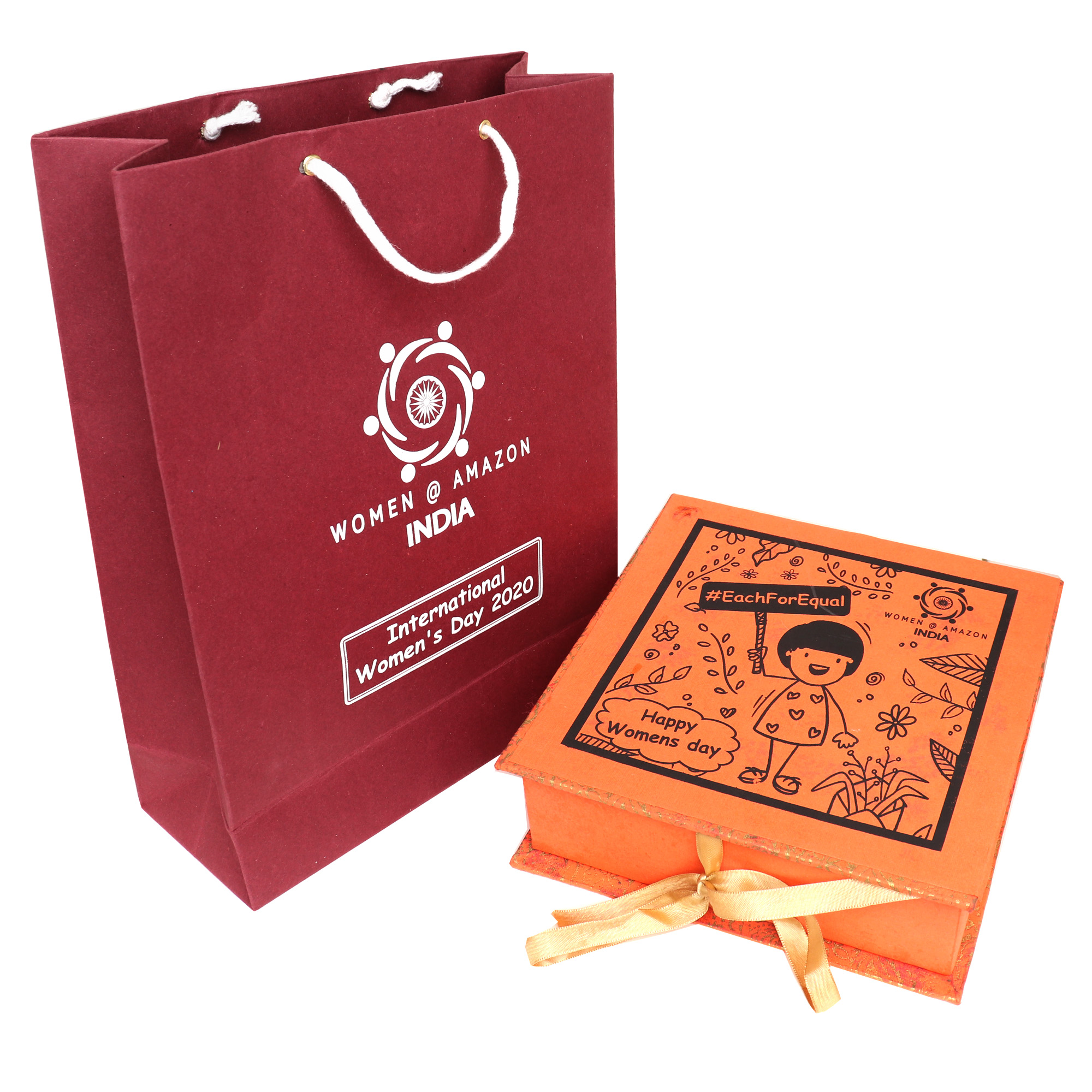 Customised Branded Box with Paper Bag