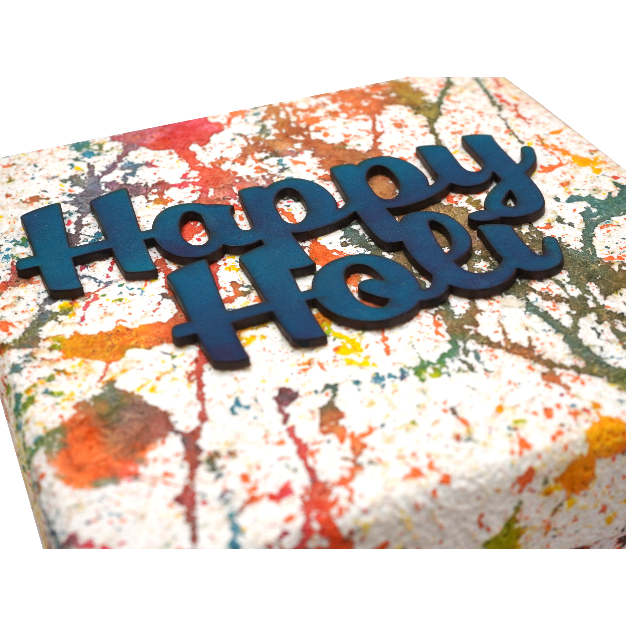 Holi square Box - splash colours