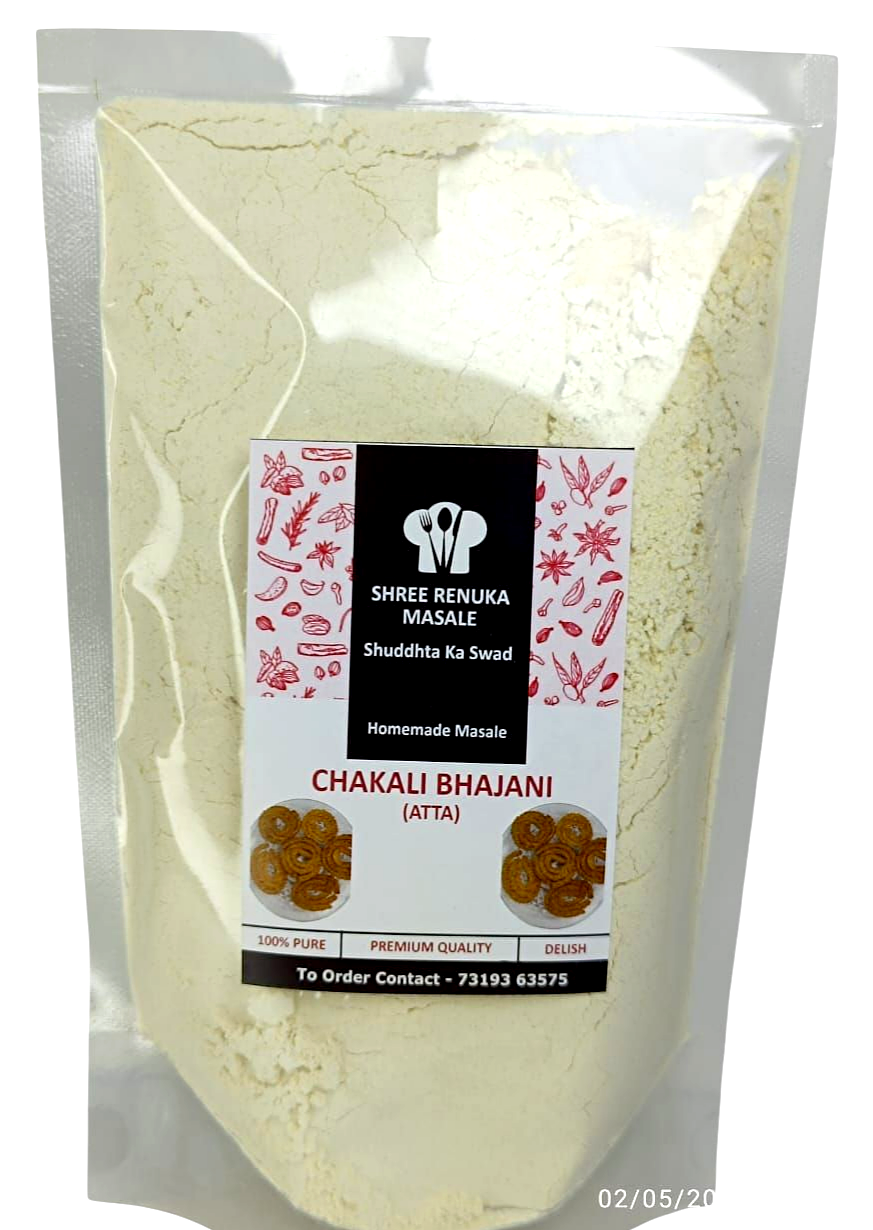 Homemade Chakali Bhajani /Atta | Easy to Cook | Instant Mix | Ready Mix - 500GM (Pack of 2, 250g each)