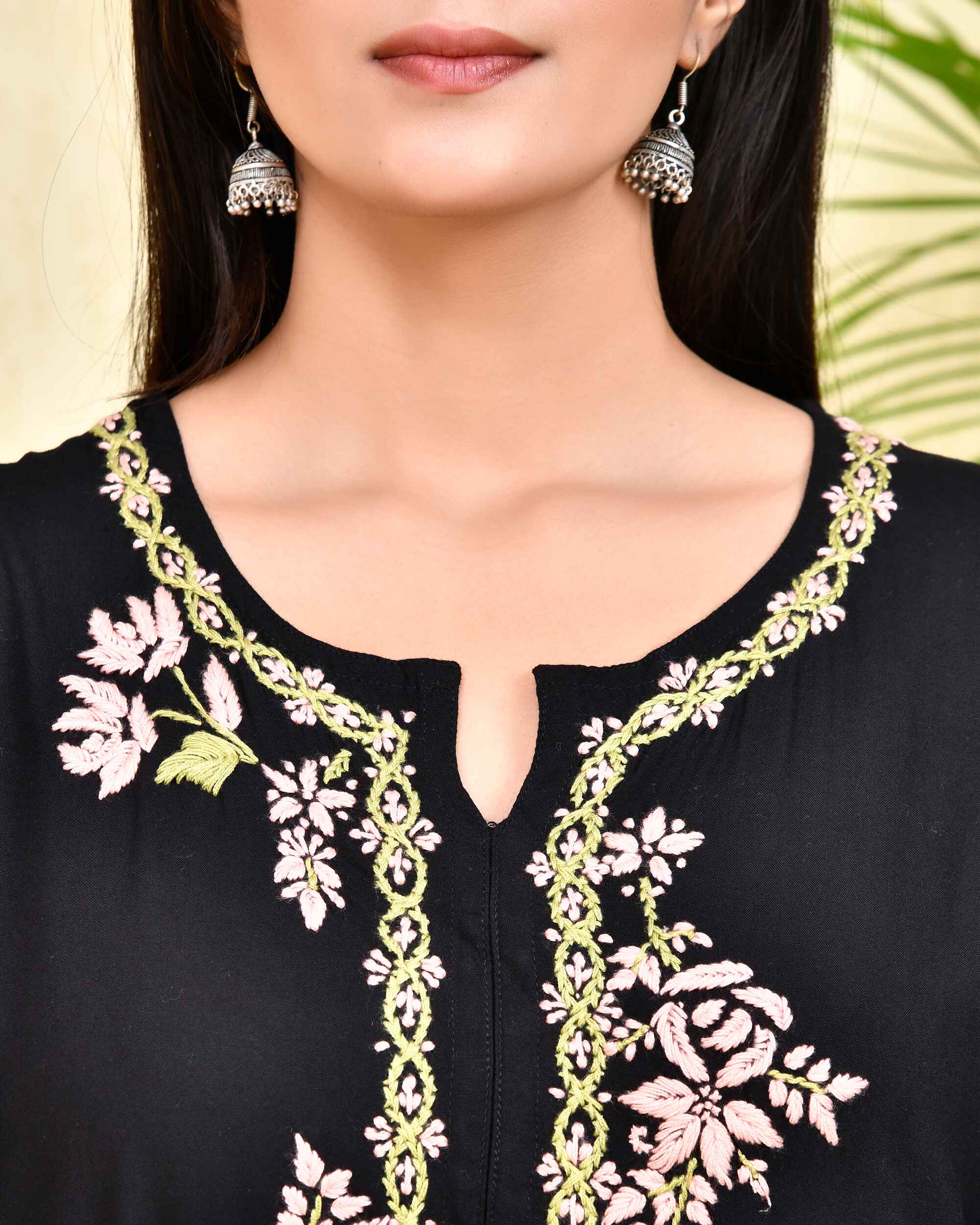 Threaded Affair Chikankari Lucknawi Kurti