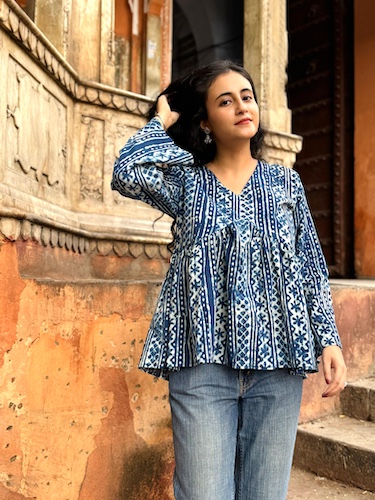 Handblock Printed Kurti