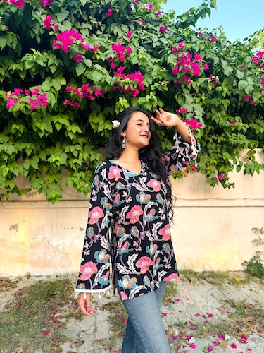 Handblock Printed Kurti