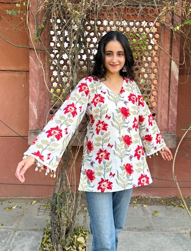 Handblock Printed Kurti