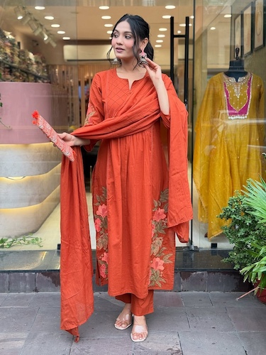 Cotton Kurta Set With Pant