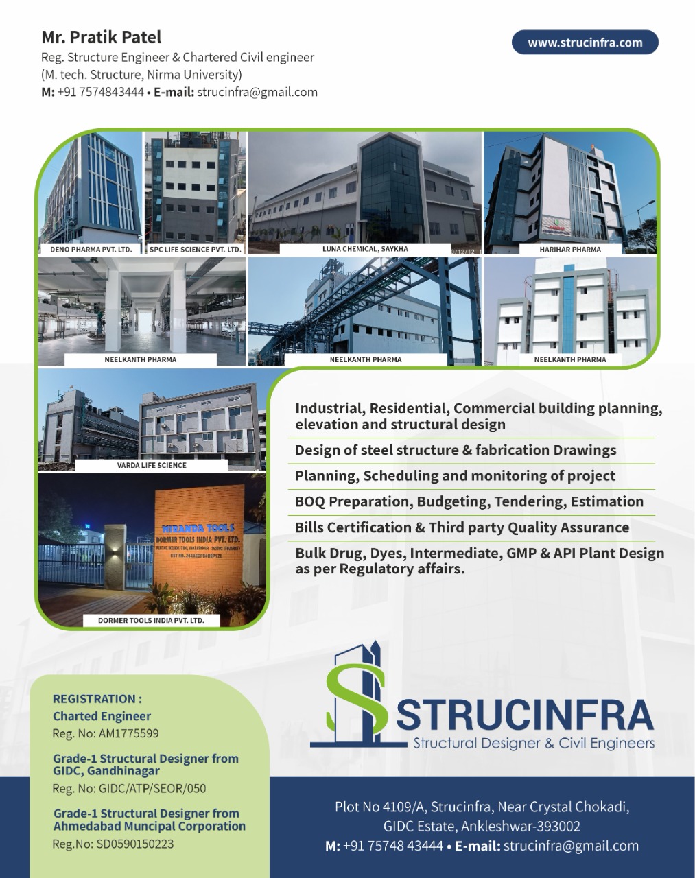 Industrial Architectural & Structural Consultancy