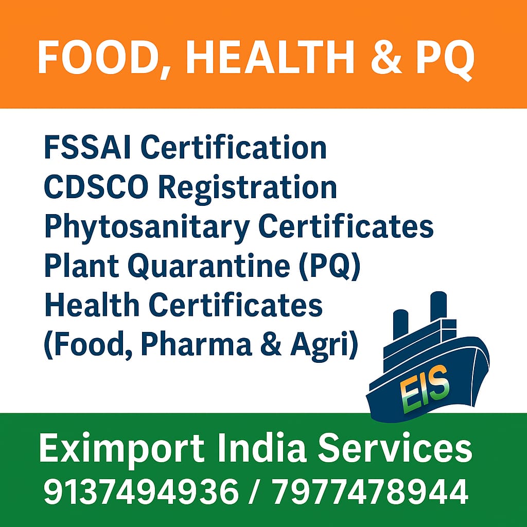 FSSAI FOOD LISENCE AND HEALTH CDSCO