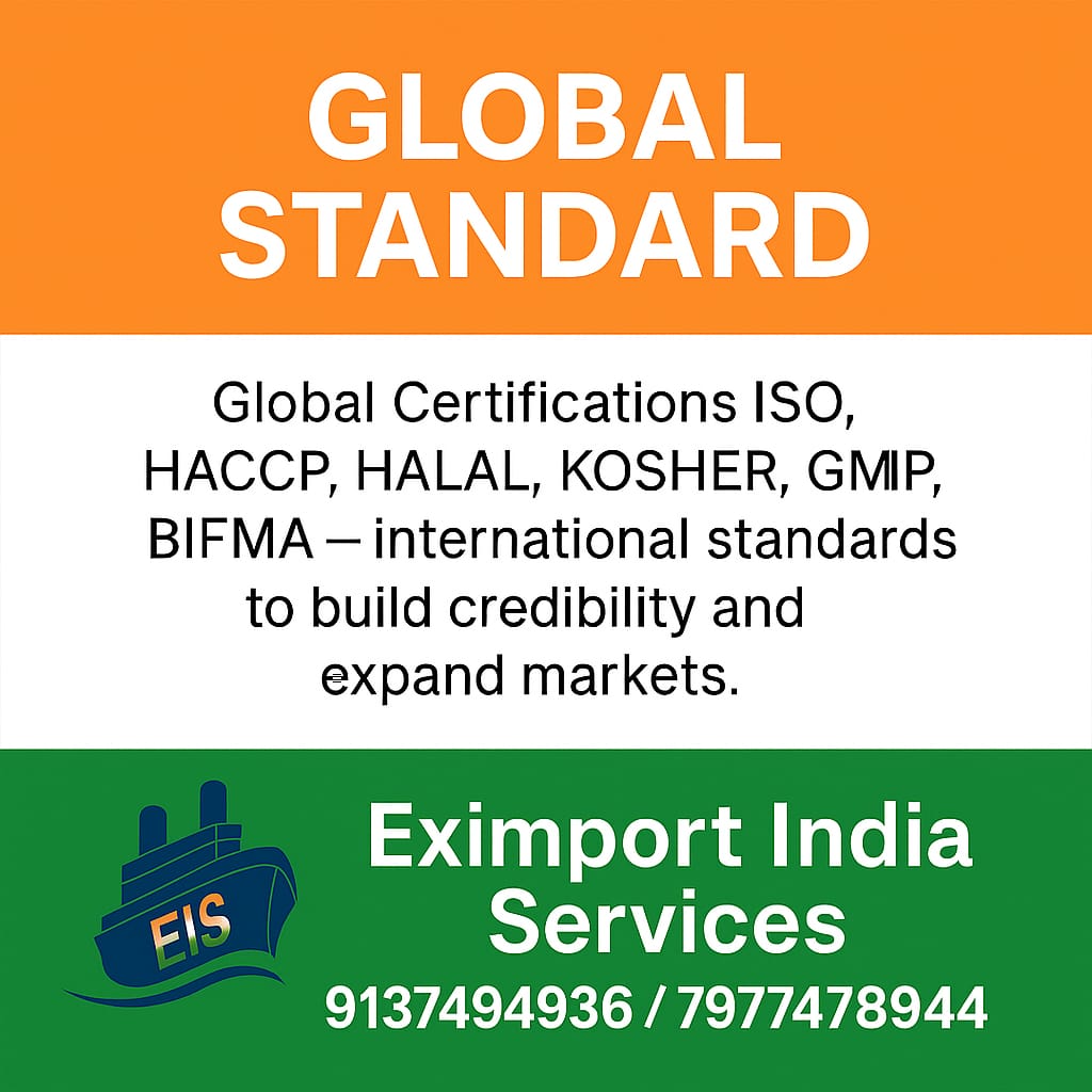 GLOBAL STANDARD ISO, KOSHAR,GMP, HALLAL