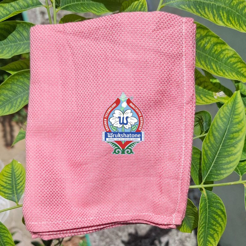 Wrukshatone Natural Dyed Organic Cotton Napkins - Palash Pink