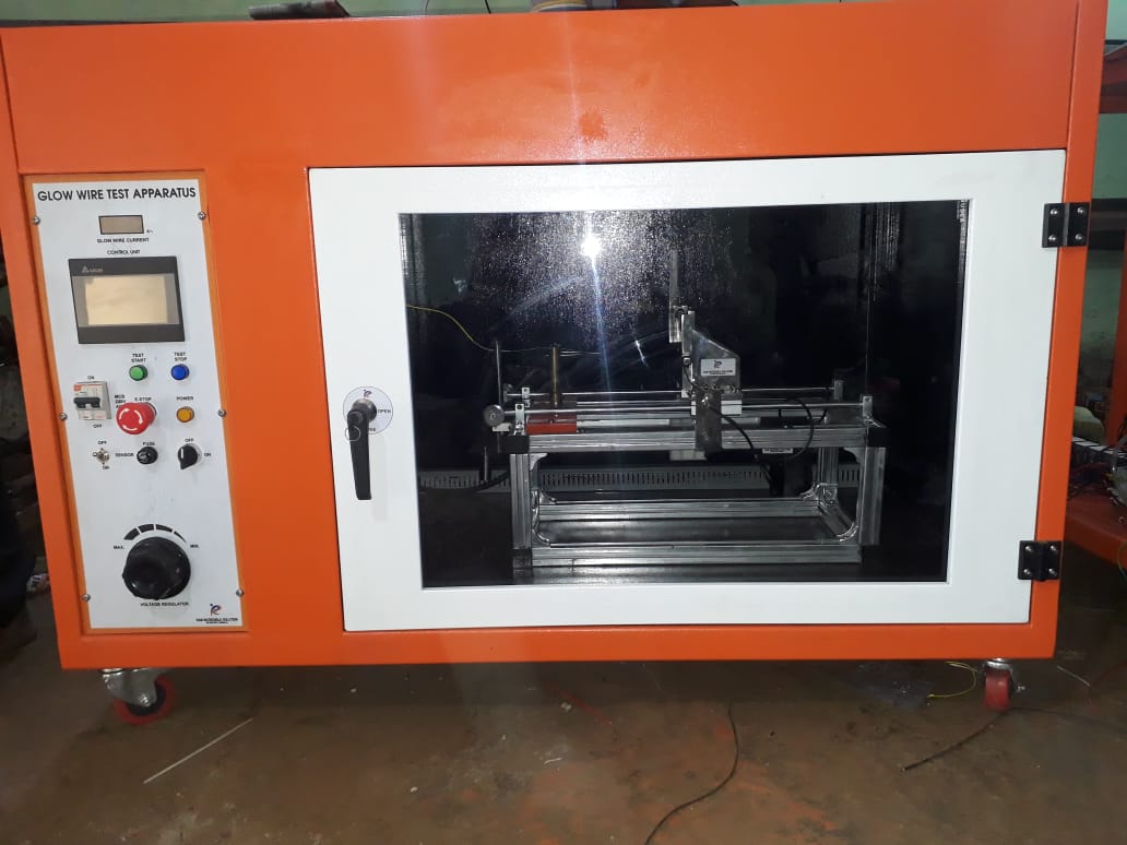 Glow wire test apparatus