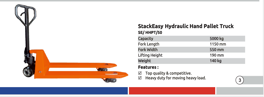 StackEasy Hand Pallet Truck