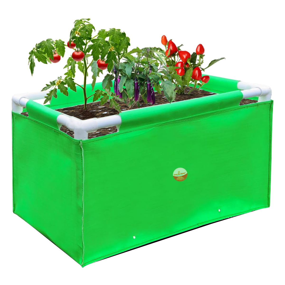 HDPE 260 GSM Green Grow Bags (2X1X1 FEET)