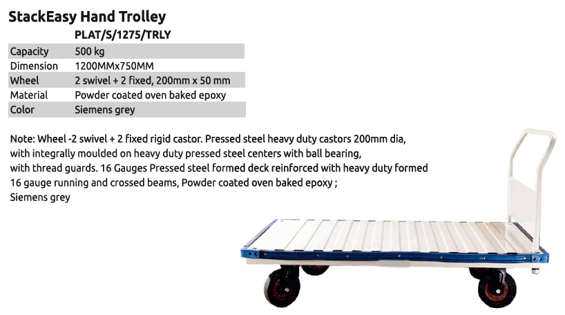 StackEasy Heavy Duty Hand Trolly