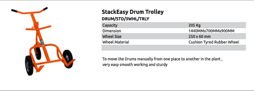 StackEasy Drum Trolly