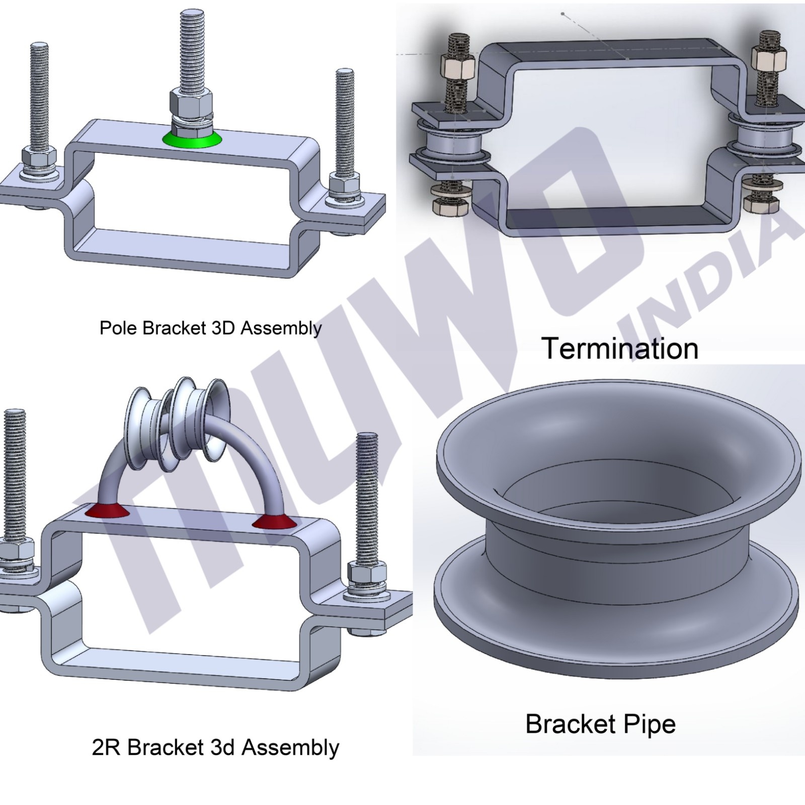 Pole Fitting Brackets
