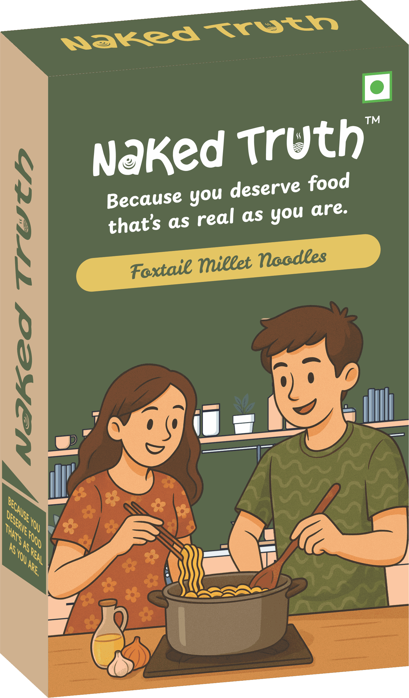 Naked Truth Foxtail millet noodles