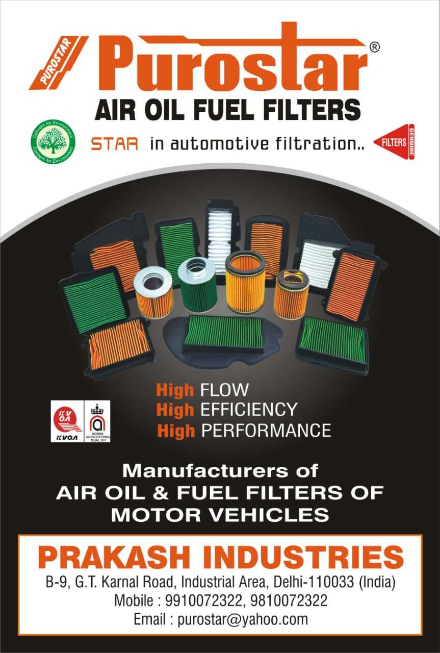 Air Oil fuel filters for automotive and stationary Engines