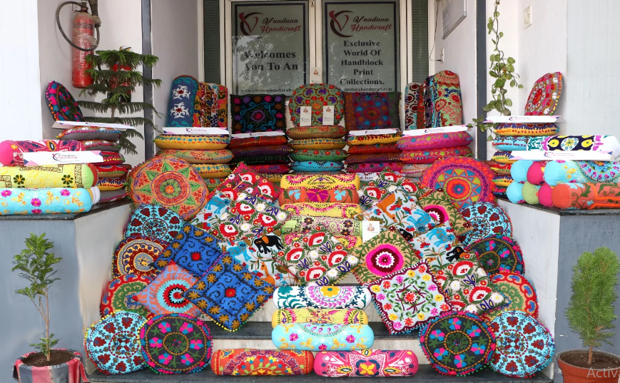 HAND BLOCK PRINTED CUSHION COVERS