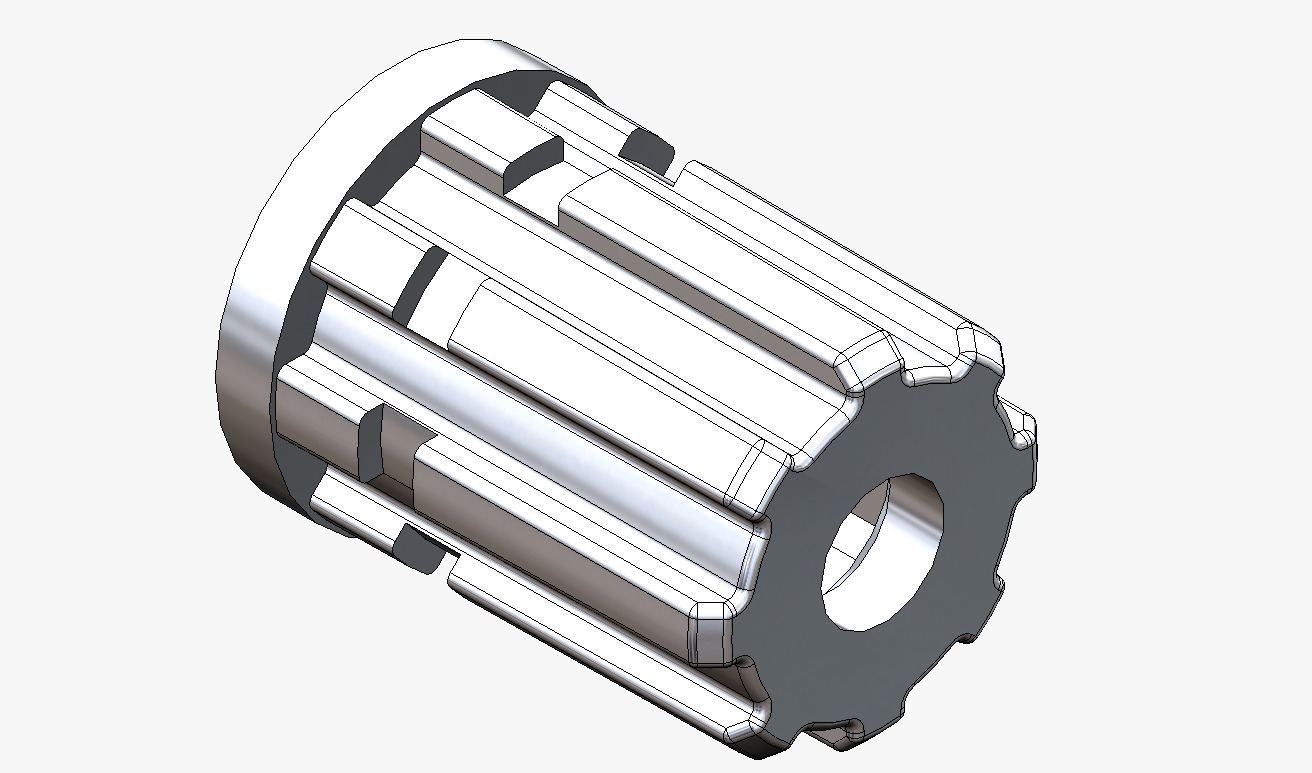 Aluminum and zinc casting component