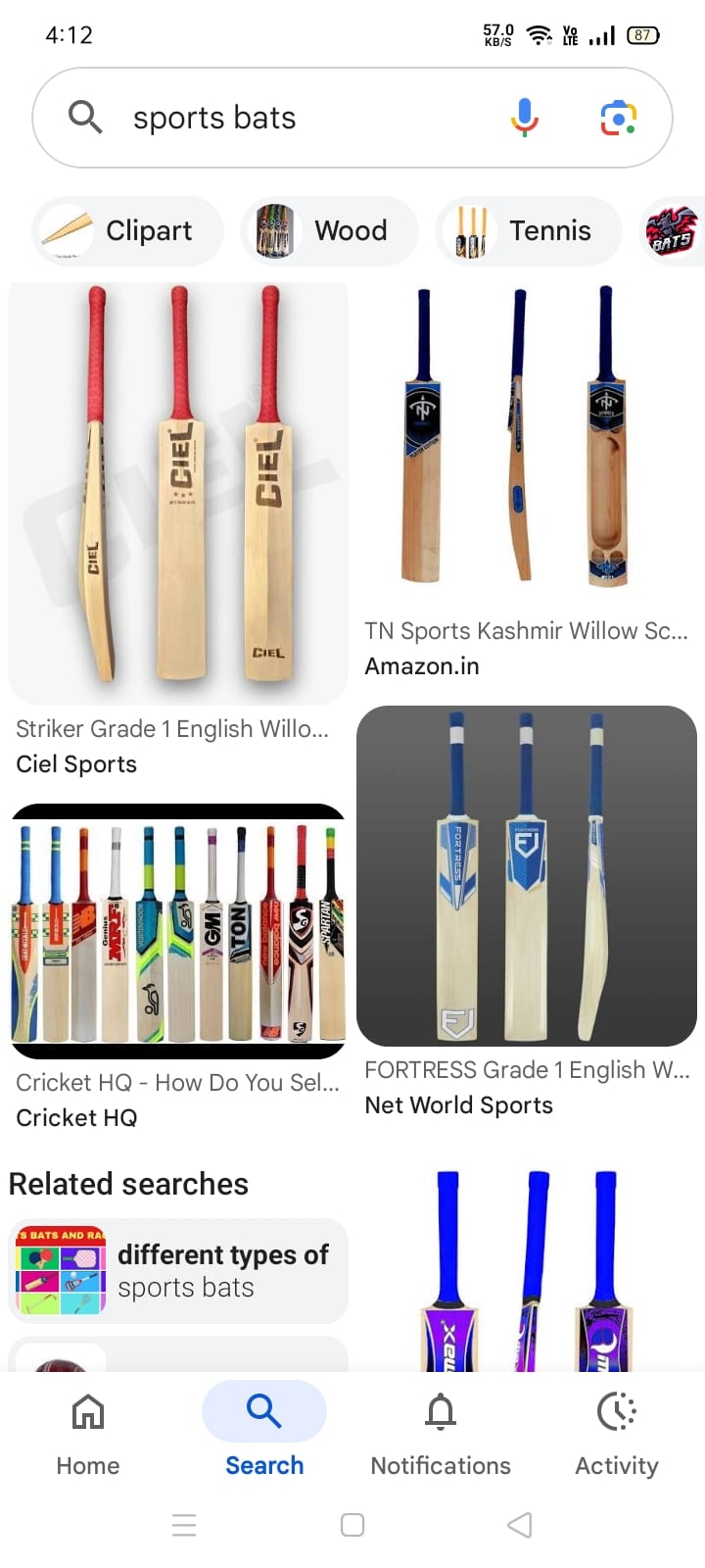 wooden bat