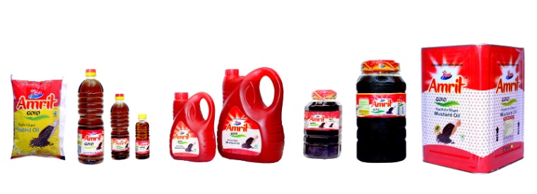Amrit Gold Kachi Ghani Mustard Oil