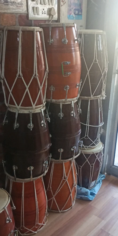 Handmade Wooden Dholak