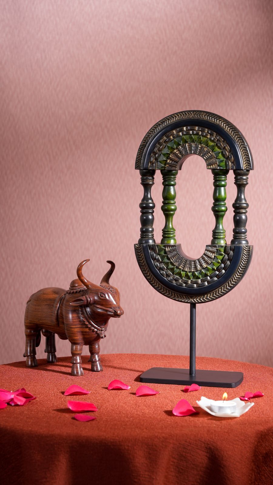 Handcrafted Teak Wooden Home Decore
