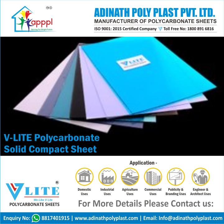 V-Lite Polycarbonate Solid Compact Sheet