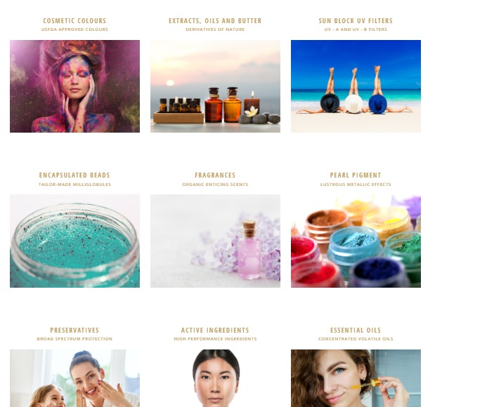 cosmetic and personal-care raw materials