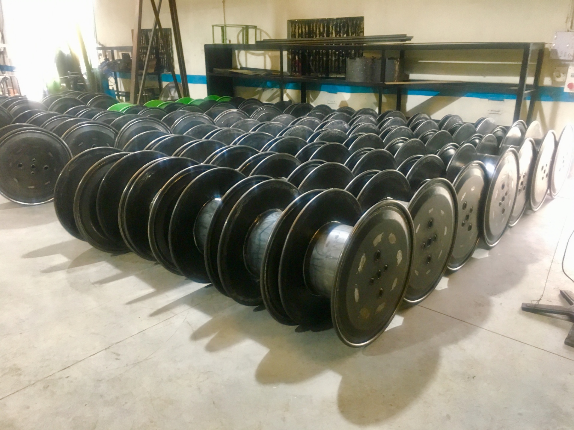 MS Bobbins and Steel reels for the wire and cable Industry