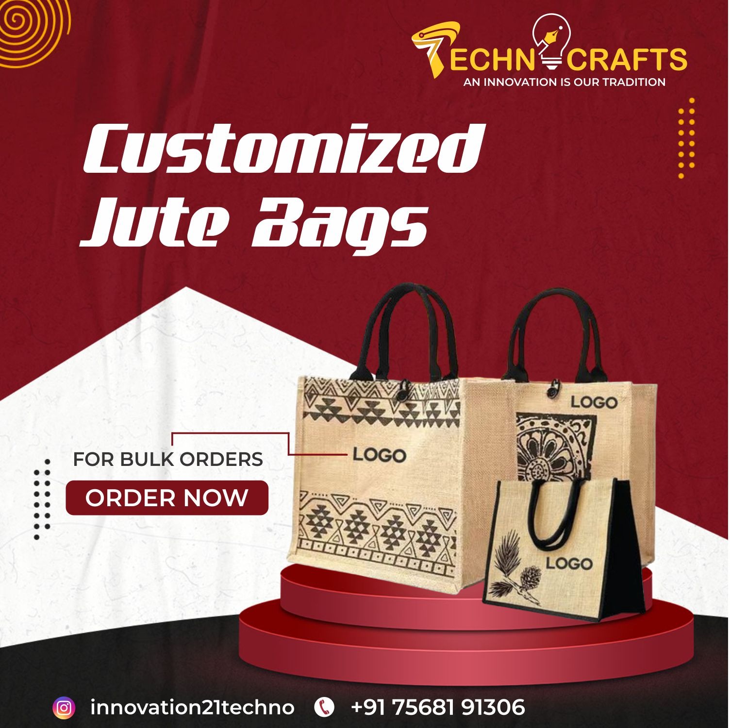 Customized Jute Bags
