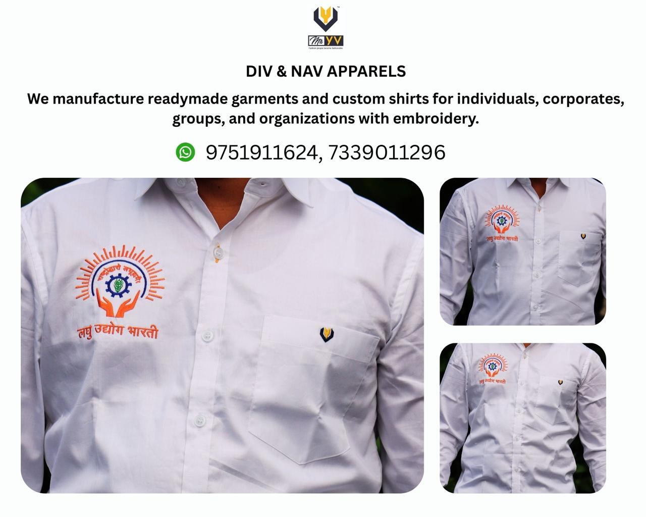readymade garments and custom shirts tailored