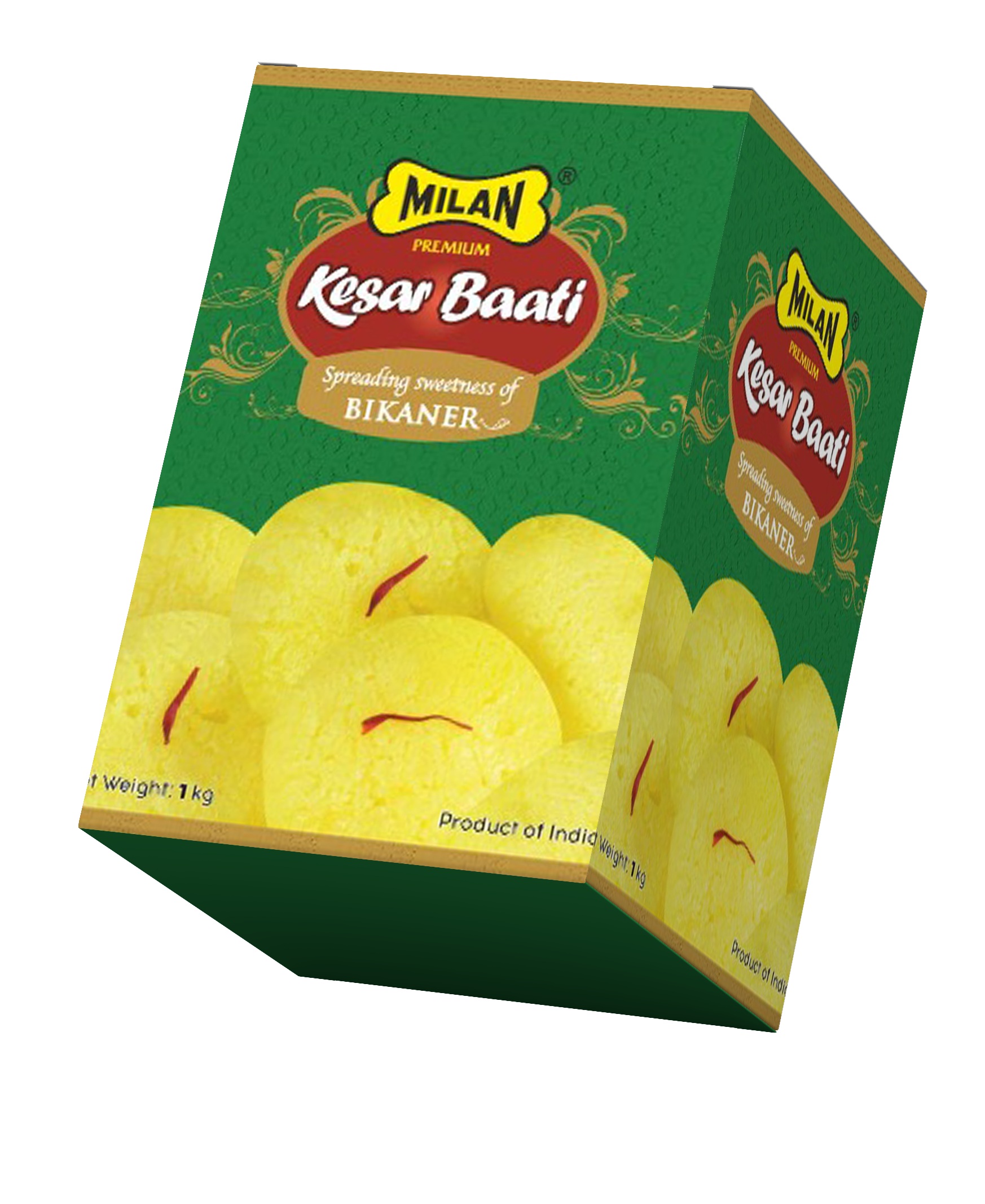 Milan Premium Kesar Baati 1kg
