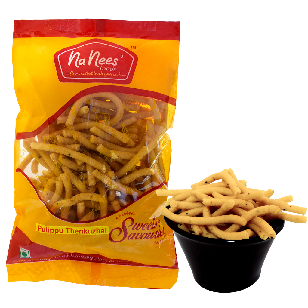 Pulippu Thenguzhal | Khatta Mirchi Sev | 150 g Pack