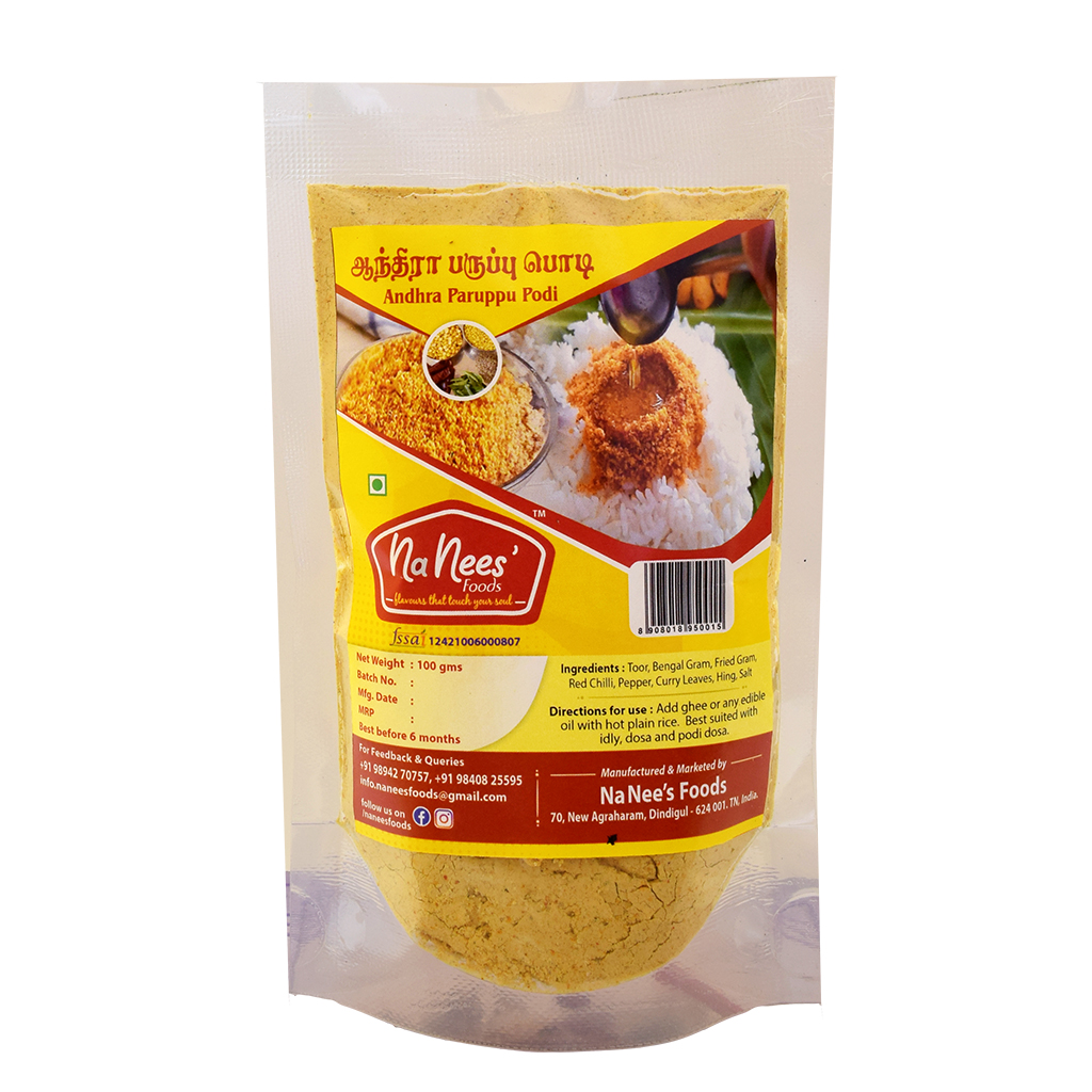 Andhra Dhal Rice Powder | Instant Rice Mix | Healthy Rice Dhal Powder | 100 g Pack