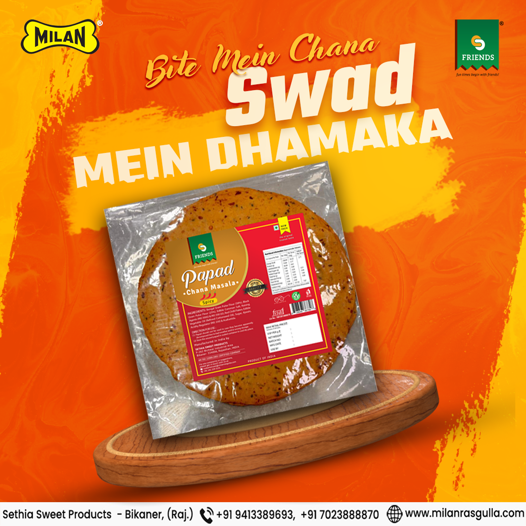 CHANA MASALA PAPAD 200g