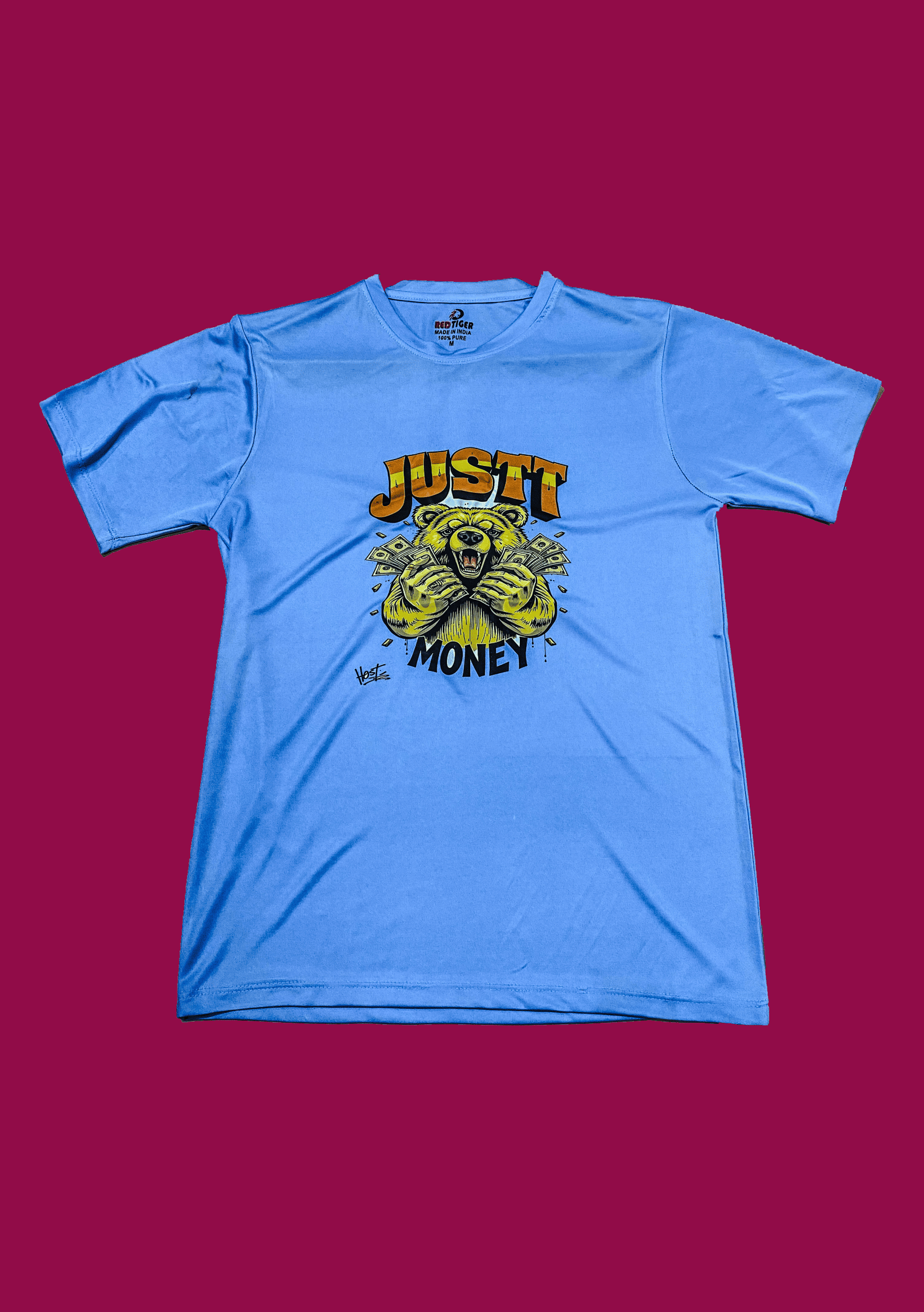 Dry Fit T-Shirt(120 GSM)(JUST MONEY)