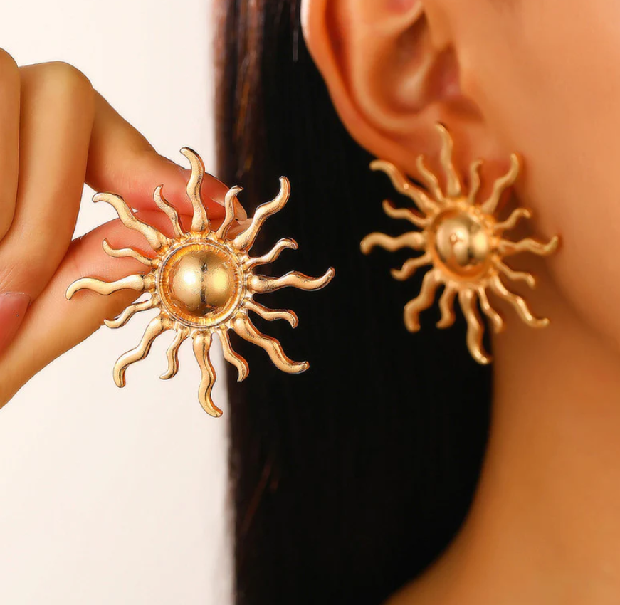 Golden Radiance Studs