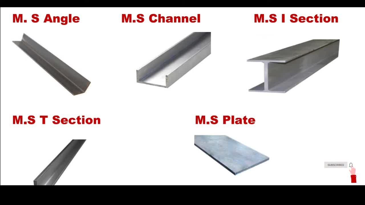 Ms Angle, Channel, Girder, ERW pipe and plates