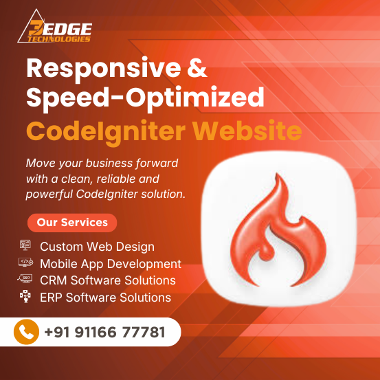 CodeIgniter Website Development Services